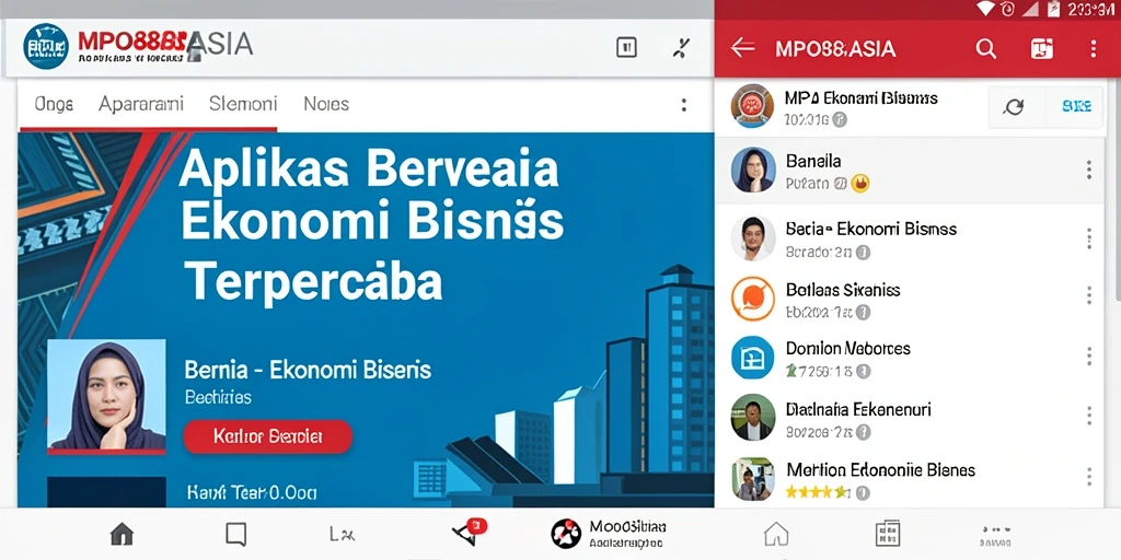 Antarmuka pengguna aplikasi MPO88ASIA yang intuitif dan informatif.
