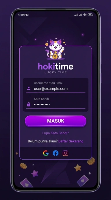 Masuk ke Akun Hokitime Anda dengan Mudah